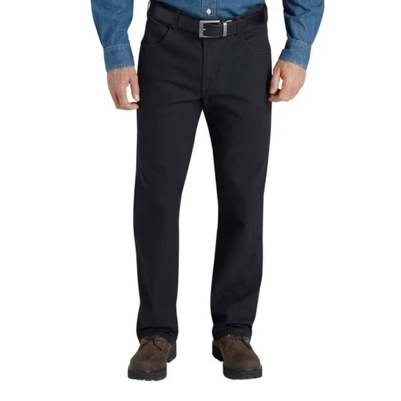 Genuine Dickies by Dickies Men's Flex Duck Dungaree Jeans, Size 36x34, Black - Picture 3 of 3